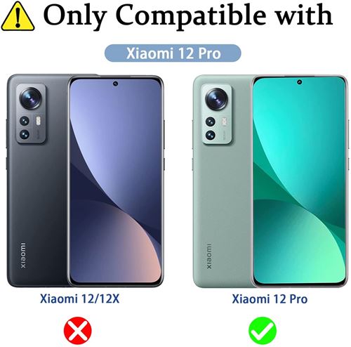Pack Coque Silicone Transparent + 2 Verres Trempés Pour Xiaomi 12 Pro - Little Boutik - Neuf