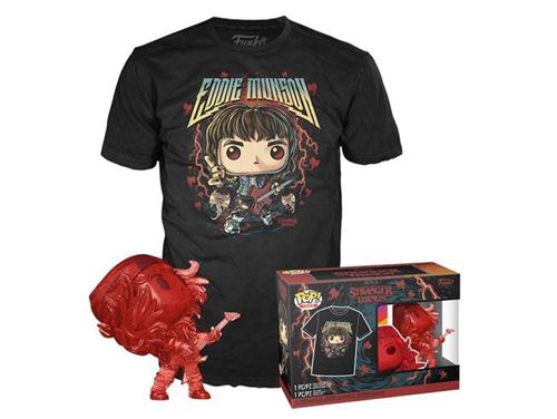 Pop!&Tee - Stranger Things - S4 Hunter Eddie W/Guitar - XL