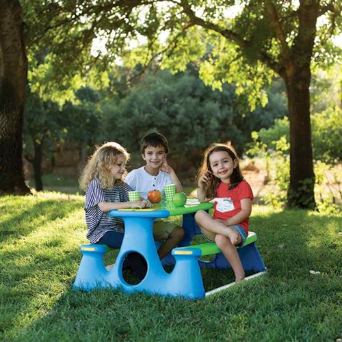 vidaXL Banc de pique-nique pour enfants 89,5x84,5x48 cm Polypropylène