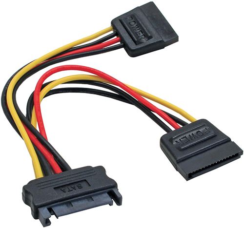 Inline Y-Cable - Câble D'alimentation - Alimentation Sata Pour Alimentation Sata - 15 Cm