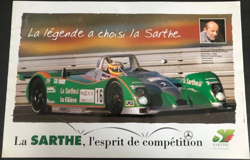 24H du Mans - Henri Pescarolo Courage C52 Peugeot - AFFICHE