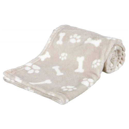 Meilleurs prix pour Couverture Kenny. taille S-M. 100 × 75 cm couleur beige. pour chien.