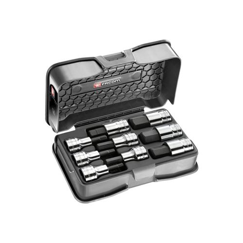 Coffret Douilles Tournevis 1/2' 6 Pans 5-19 Mm Facom - Stm.J9Apb