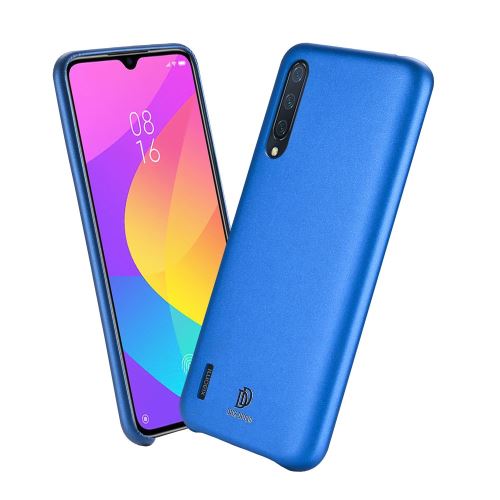 Coque en TPU + PU bleu pour votre Xiaomi Mi CC9/Mi CC9 Meitu Edition