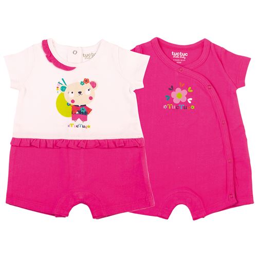 Set 2 Grenouillères D'Été Tuc Tuc Colección Kimono Unique