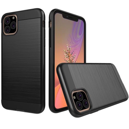 Coque en TPU hybride noir pour votre Apple iPhone XR 6.1 pouces (2019)