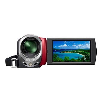 SONY HANDYCAM DCR-SX30 60x Zoom Digital Caméscoper Rouge - Carl Zeiss Lens- Mint EUR 85,00 - FR
