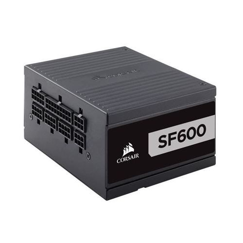 CORSAIR Alimentation SF600 SFX 80+ Platinum Modulaire hautes performances 600 watts certifiée 80 PLUS Platinum - (CP-9020182…