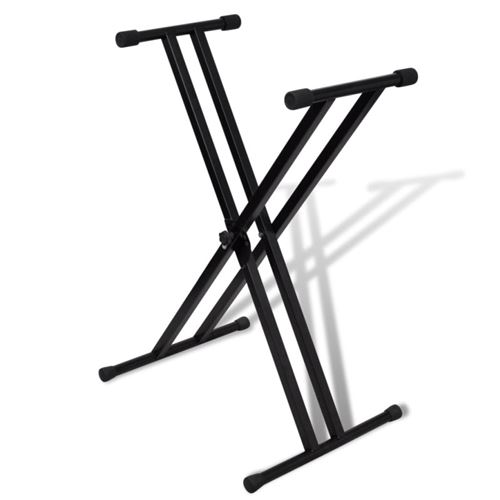 Vidaxl Support De Clavier Réglable Double Barre En X - Image 2