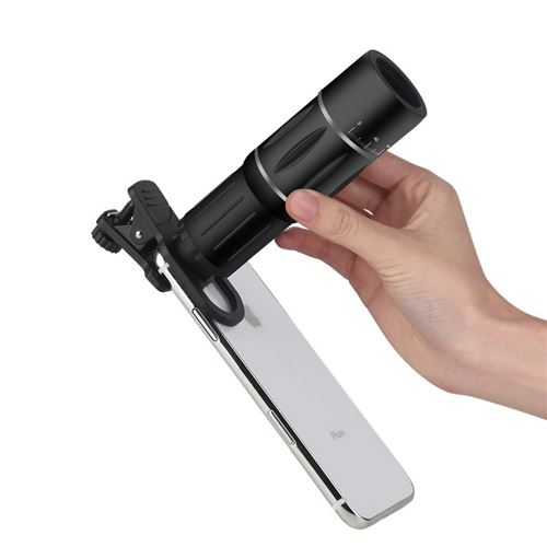 Pack Photo pour Smartphone (Objectif Zoom x18 + Mini Trepied + Telecommande) Universel Pochette