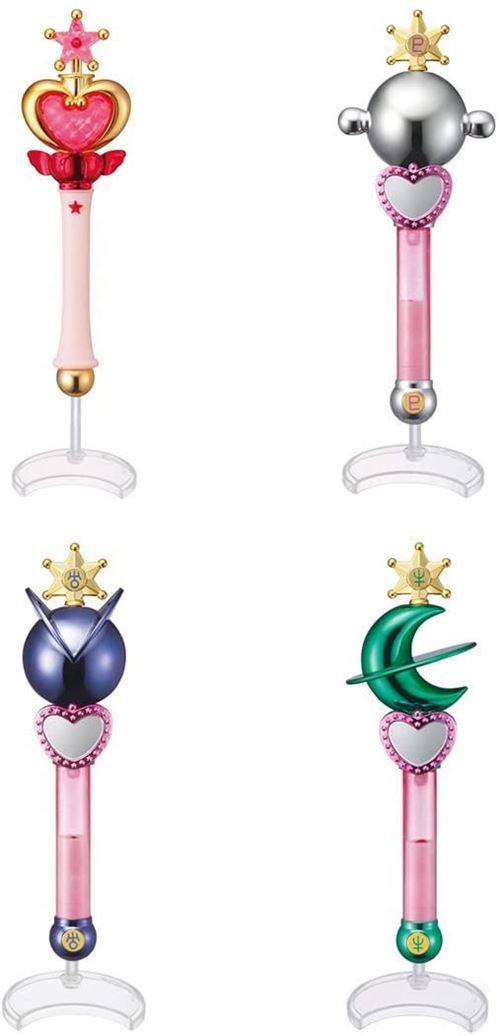 Bandai Bishoujo Senshi Sailor Moon Sailor Moon Sailor Moon Stick & Rod 3 (All 4 Kinds Full Set)