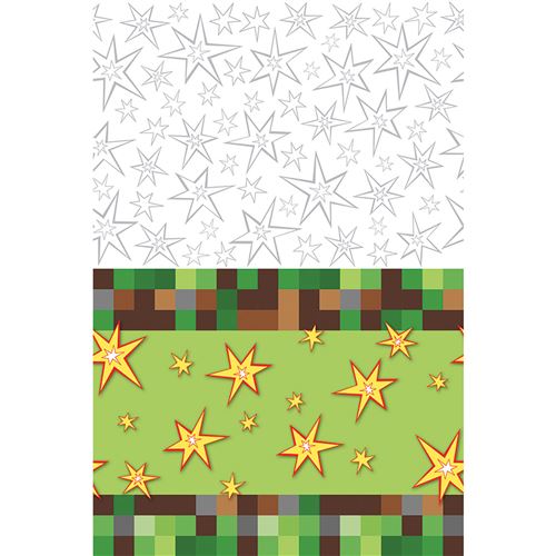 Amscan nappe Minecraft TNT Party ! junior 137 x 243 cm vert