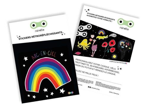 Rainette Stickers Rétroréfléchissants Arc-en-Ciel