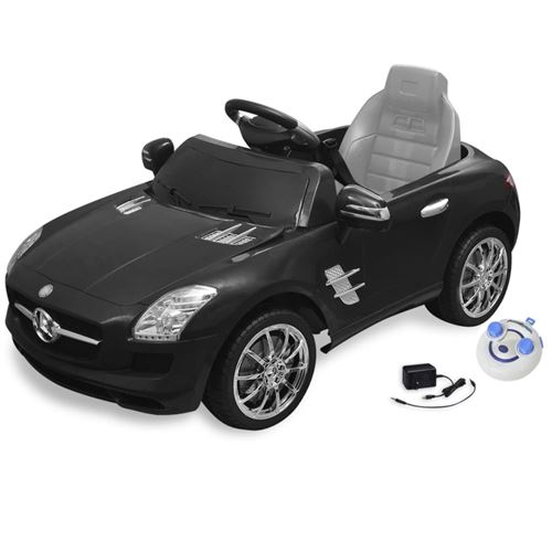 vidaXL Elektrische auto Mercedes Benz SLS AMG zwart 6 V met afstandsbediening