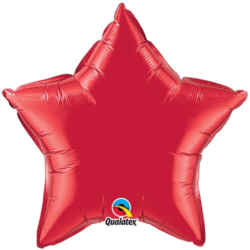 Qualatex - Ballon de baudruche en aluminium (91cm) (Taille unique) (Rouge) - UTSG4547