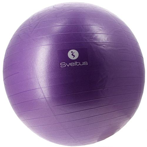 Sveltus ballon de fitness 75 cm violet en boîte