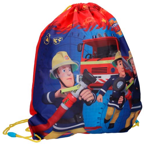Brandweerman Sam sac de sport Alarme incendie 44 x 37 cm rouge