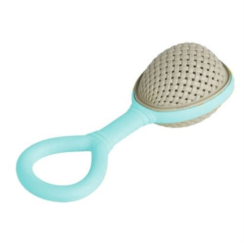 Taf Toys hochet Rattan Rattlejunior 14 cm turquoise
