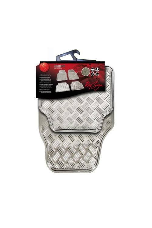 RED SIGN 4 tapis PVC aluminisé CHROME
