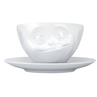 Tasse et sous tasse en porcelaine Humeur Tassen 200 ml - 1