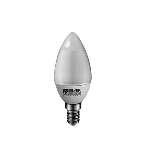 Silver Electronics 1971214 Bougie LED Eco E14 5 W Blanc