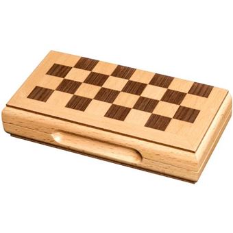 Jeu D'échecs De Voyage Aimanté – Mallette Pliable Bois 17cm