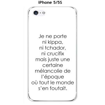 coque iphone 5 avec texte