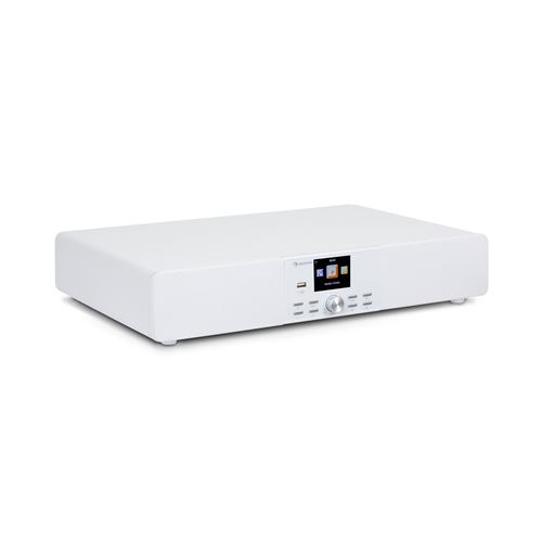Barre De Son Audio - Auna Stealth Base Connect - Bluetooth Internet / Dab + / Fm Usb - Blanc