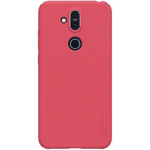 Coque en TPU bouclier super givré dur rouge pour votre Nokia 8.1/X7