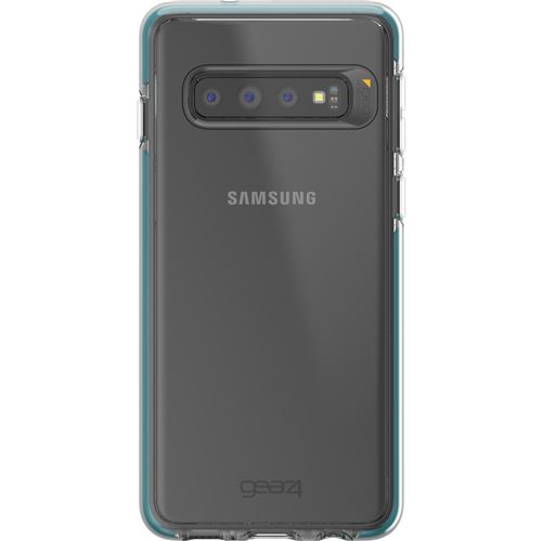 Gear4 D3O Piccadilly - Achterzijde behuizing voor mobiele telefoon - polycarbonaat, D3O, thermoplastic polyurethaan (TPU) - groenblauw - voor Samsung Galaxy S10
