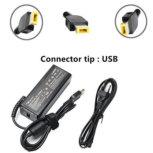 20V 2.25A 45 W USB Remplacement AC Adaptateur pour Lenovo ADLX45NCC2A ADLX45NLC2A ADLX45NLC3 ADLX45NLC3A ADLX45NDC3, 45N0295, 362002