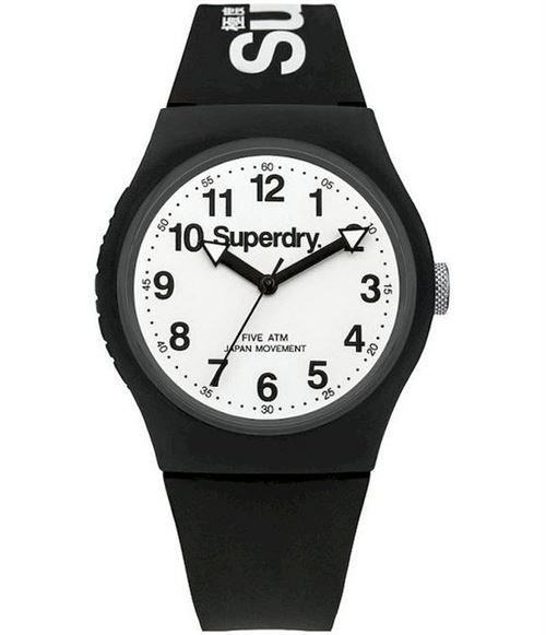 Superdry Montre Homme SYG164BW Blanc