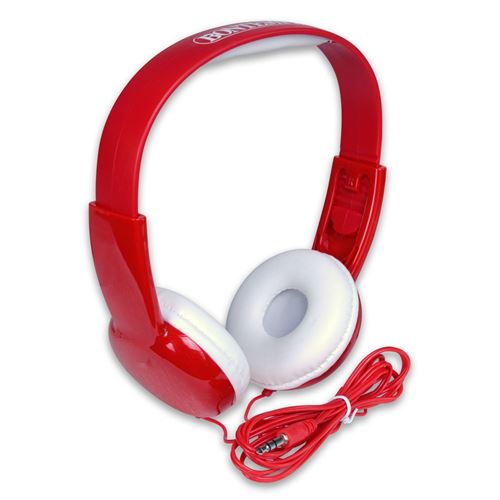 Bontempi casque d'écoute avec limite de volume 16 cm rouge