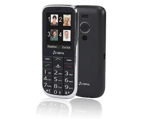 OLYMPIA Joy II - Téléphone de service - double SIM - microSD slot - Écran LCD - noir