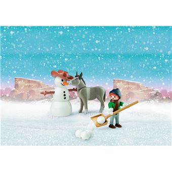 Playmobil Spirit Riding Free 70398 La Mèche et Monsieur Carotte en hiver