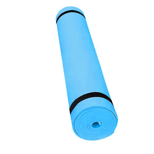 Tapis de yoga EVA Antidérapant imperméable 173cm x 61cm x 4mm -Bleu
