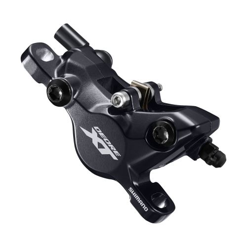 Shimano - Pinza de freno hidráulico DEORE XT BR-M8100 para bicicleta de montaña, 2 pistones, modulación precisa y retracción rápida de pistones, compatible con discos RT-MT800 y manetas