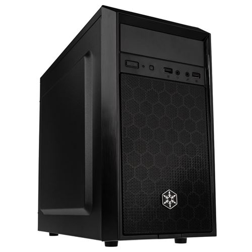 silverstone silverstone precision ps16 mini-atx gehäuse - schwarz noir