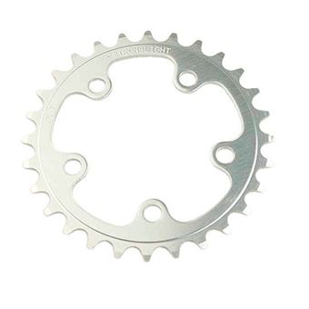 Plateau Vélo Route Alu 5083 - 110 Mm, 39 Dents, 5 Branches - Argent