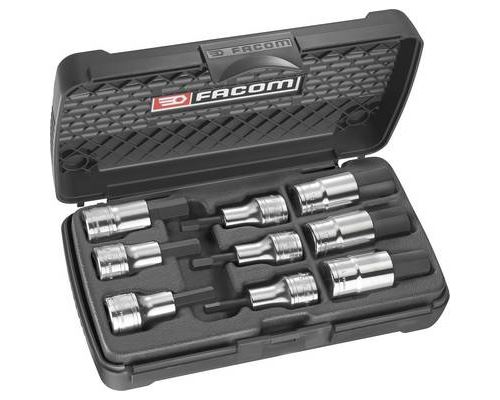 Facom Stm.J9Apb Stm.J9Apb 6 Pans Intérieurs Jeu De Douilles-Embouts 9 Pièces 1/2 (12.5 Mm)