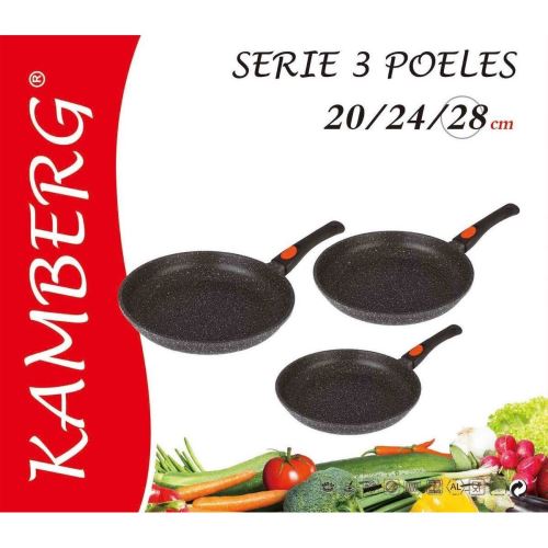 Poele Grill 34*24 Cm Fonte D'alu Kamberg - Poele / sauteuse - Achat & prix