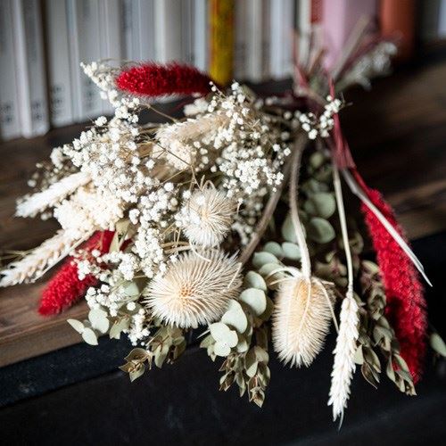 Bouquet moyen de fleurs séchées