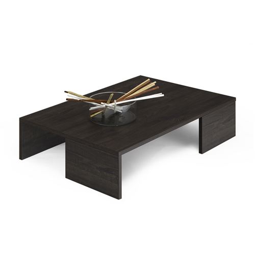 Mobilifiver Table basse, Rachele, Chêne brown, 90 x 60 x 21 cm, Mélaminé, Made in Italy