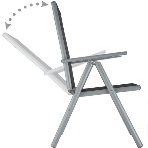 87 Sur Tectake Salon De Jardin Avec 4 Chaises Pliantes Et 1 Table