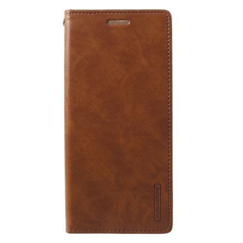 Etui en PU lune bleue marron pour votre Samsung Galaxy J6 Plus