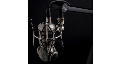 Acheter BOMGE Bras de microphone avec bras de suspension réglable pour  studio, bras de ciseaux pour boule de neige bleue, glace, yéti bleu,  diffusion radio et jeu