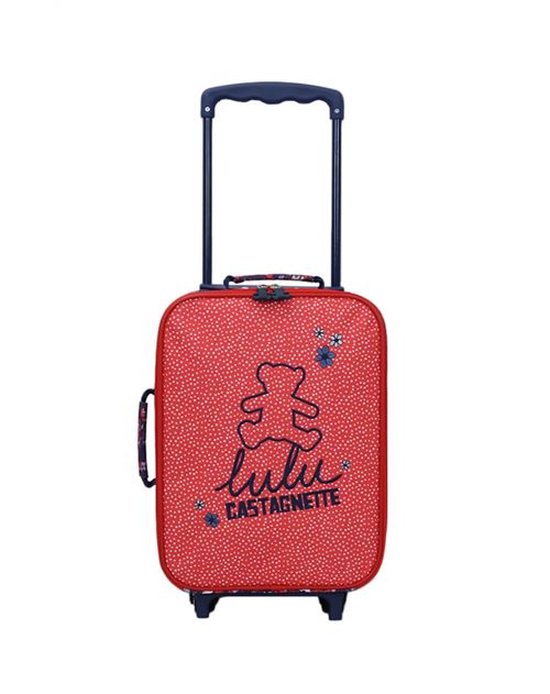 Valise Cabine Enfant LULU C|FLORAL Violet en Polyester