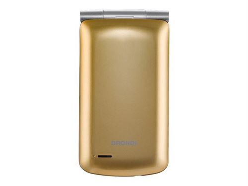 Brondi Magnum 3 - Téléphone mobile - double SIM - 320 x 240 pixels - 1,3 MP - or