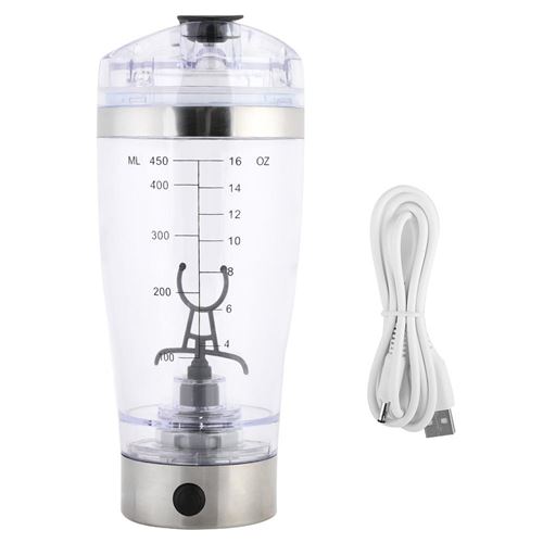 Générique Presse-Agrumes Électrique 450 Ml Usb Fruits Légumes Tasse En Acier Inoxydable - Image 1