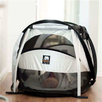 Deryan Lit D Enfant De Voyage Escamotable A Moustiquaire Argente Parcs Achat Prix Fnac
